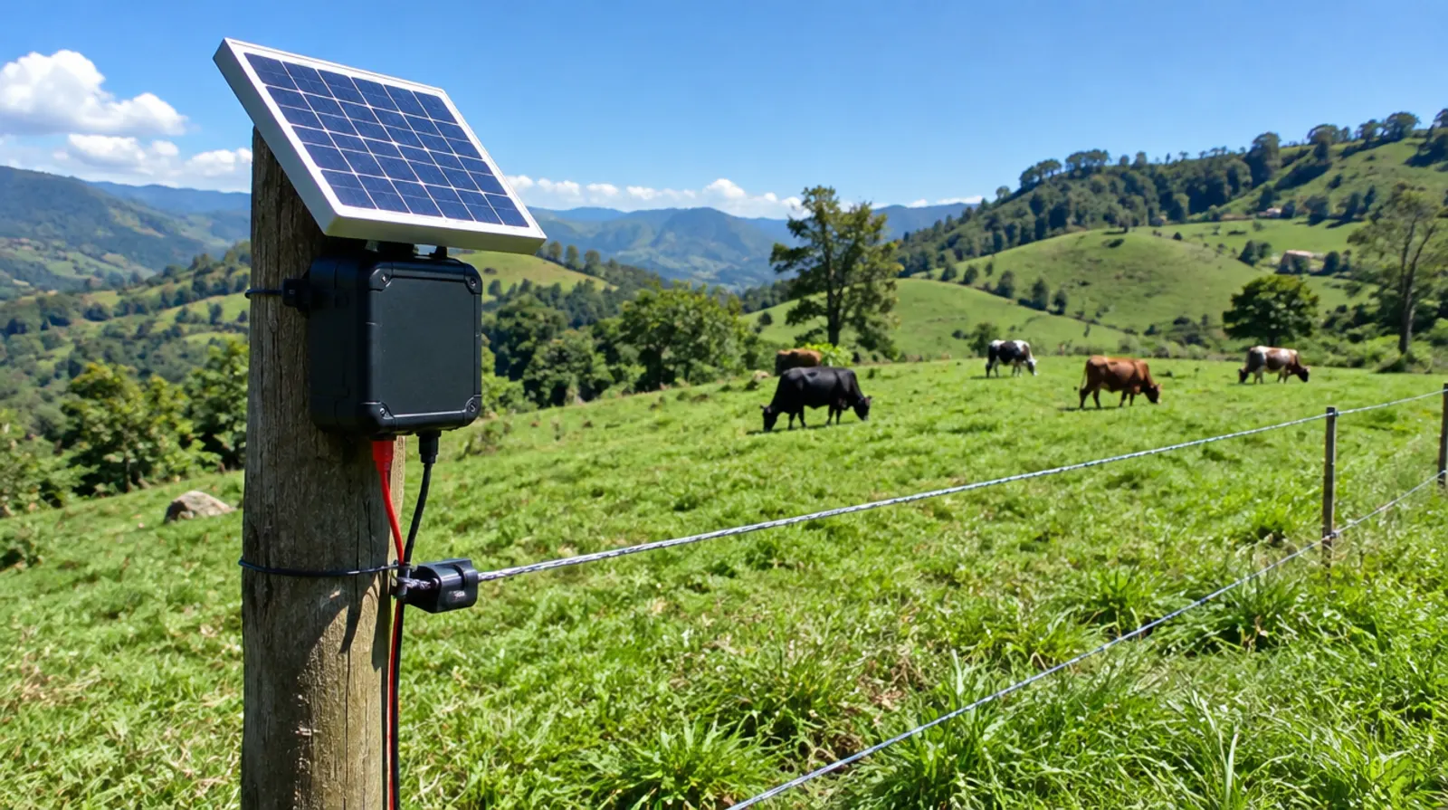 Impulsor de 110 V, de batería o solar: cuál conviene en tu finca