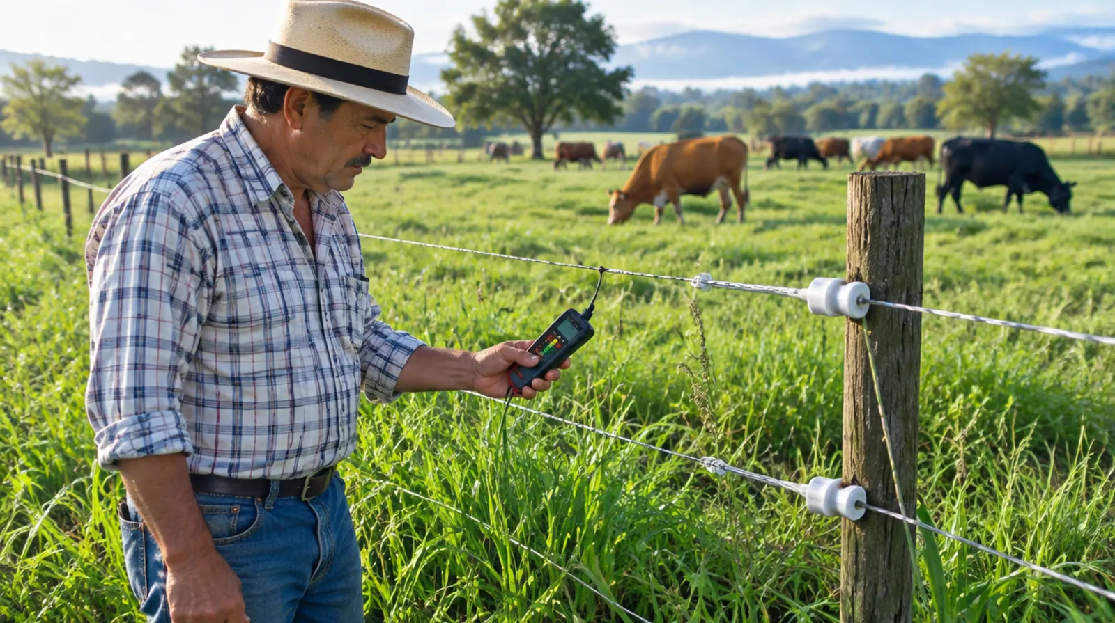 Mantenimiento de la cerca eléctrica: rutina mensual y anual