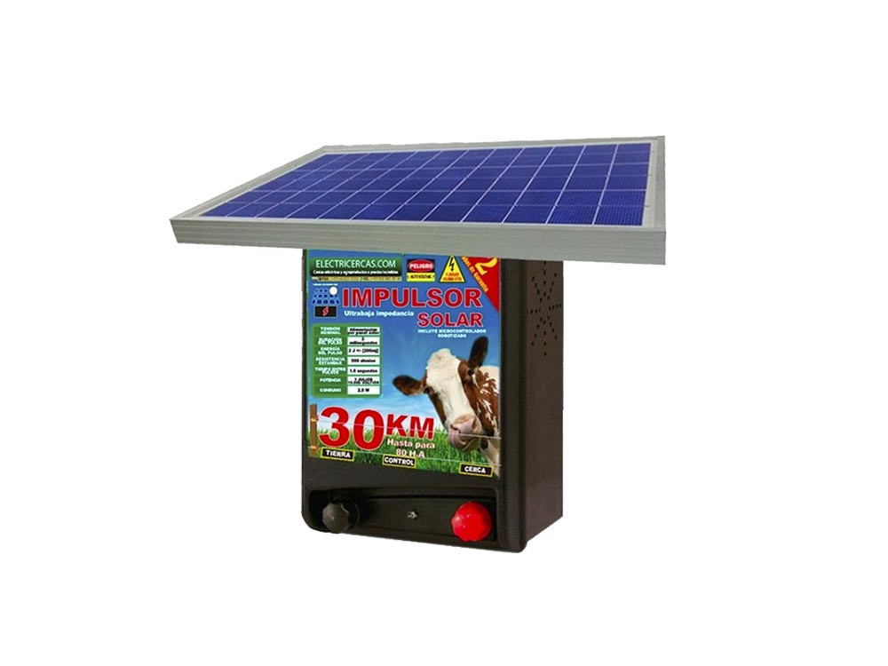 Impulsor Con Panel Solar 50 Km/500 Hectáreas