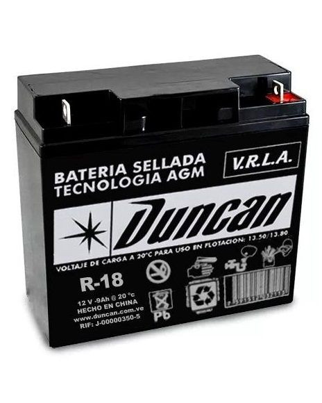 Batería Sellada 18 Amperios – 12 VTS