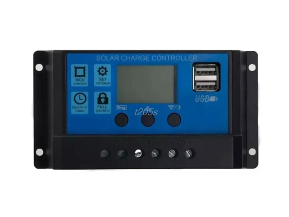 Regulador / Controlador Solar PWM 30 Amp 12/24 Volt